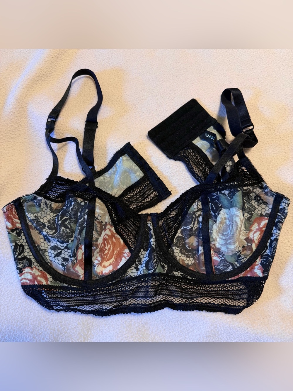 Torrid Rose Floral Lace Underwire Bralette